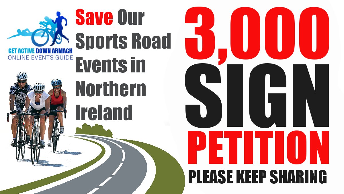Please keep supporting our petition #KEEPOURSPORTEVENTS Save Our Sports Road Events in Northern Ireland from new legislation change.org/p/save-our-spo… #sport #charity