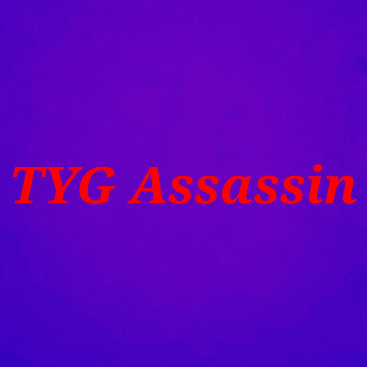 TYGAssassin's tweet image. #NewProfilePic