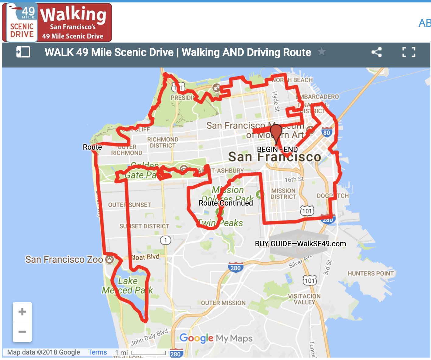 49 Scenic Drive San Francisco Map Dorice