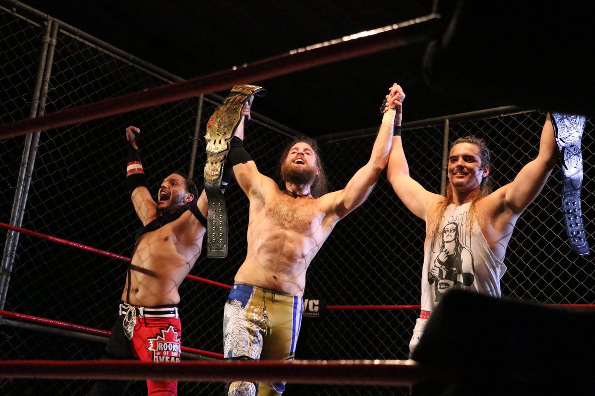 JaXonArgos's tweet photo. Weโre just 3 Storm Academy Graduates trying to catch up to Uncle @LanceStorm... 3 at a time was kind of his thing. #TeamStorm #SWAProud ๐จ๐ฆ https://t.co/b8zhUTXMfs