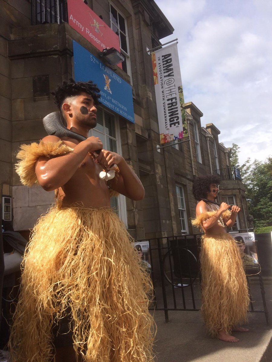 Not many Fringe venues where you get an honour guard like this on the way in. Army@TheFringe has got off to a cracking start - take a look at what's on offer at armyatthefringe.org. <a href="/Summerhallery/">Summerhall</a> #edfringe #intotheunknown.