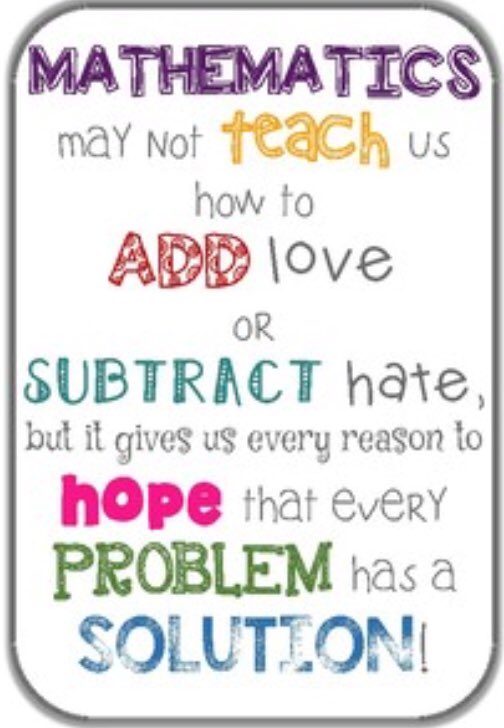 Bri_Bellan's tweet image. LOVE this! #mathematics #mathteacher #everyproblemhasasolution