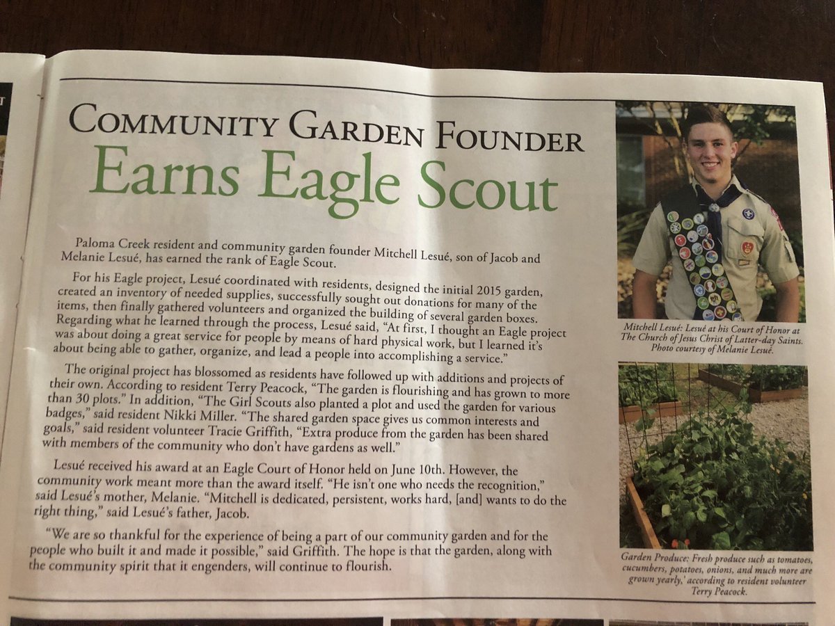 melanie_lesue's tweet photo. I’m so proud of my son, @mitchelllesue  who puts his heart into everything he does. This world is definitely a better place with you in it. #proudmama #380guide https://t.co/LuRIy9MVKD