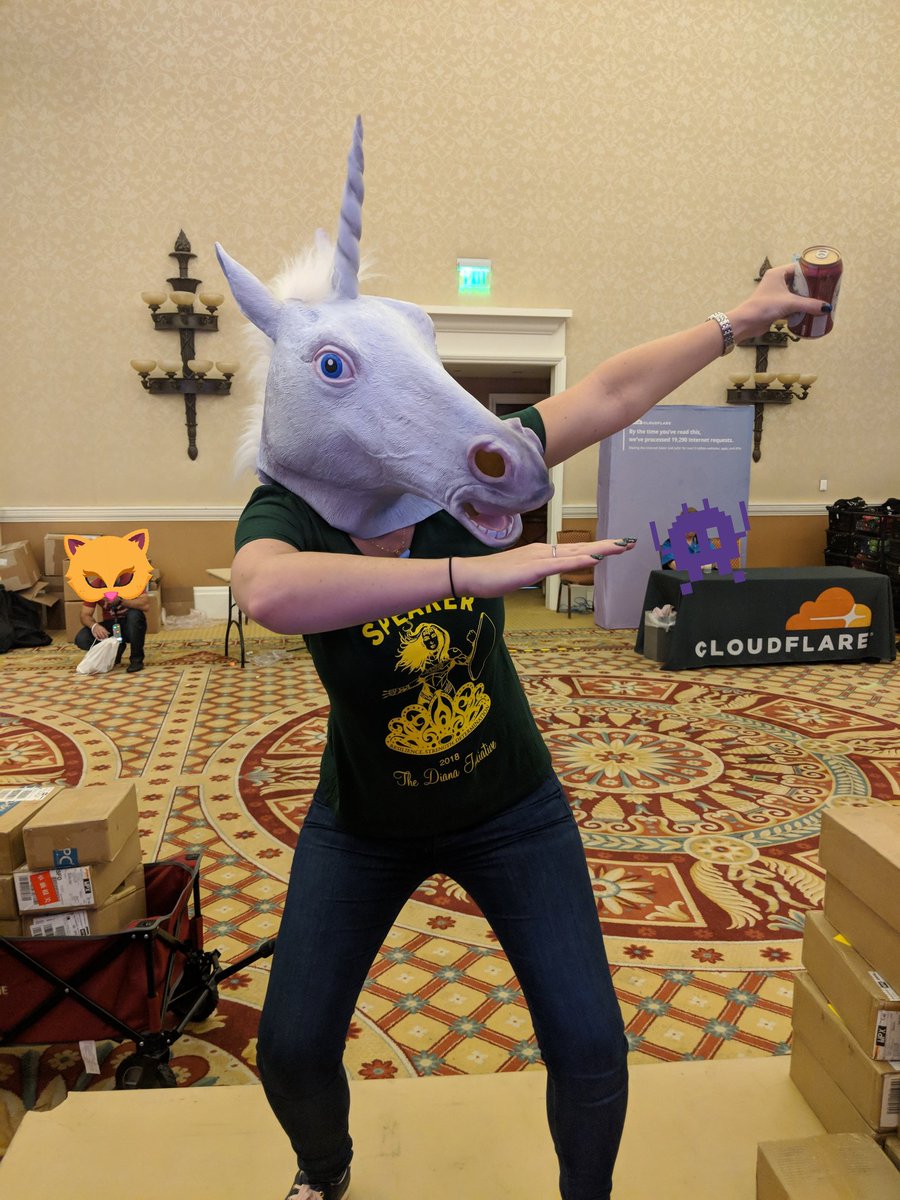 Snubs's tweet image. My weekend in a nutshell. #defcon #defcon26 @defcon thanks for a great time, everyone!