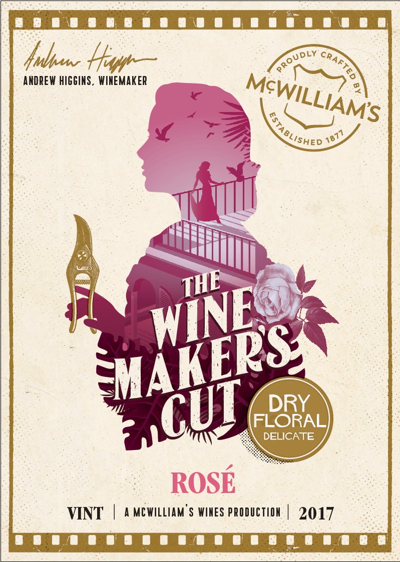 Now showing at a bottleo, <a href="/Cellarbrations/">Cellarbrations</a> , <a href="/igaAustralia/">IGA Australia</a> near you, The Wine Maker’s Cut.
 
Starring the lovely lady Rose, a blushing beauty that is as dry of wit as she is of palate, this rose is fresh &amp; vibrant, charming with both cheese platter &amp; fresh salads. #rose