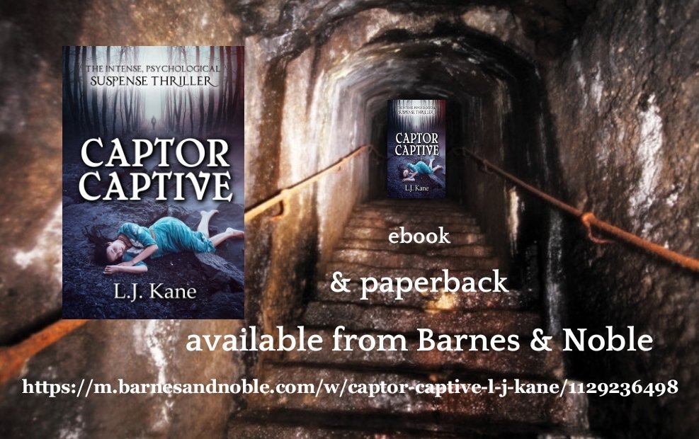 L_J_Kane_Author's tweet image. 🔞 The #CaptorCaptive #paperback is also available from #BarnesandNoble

Kidnapped. On the Run. Hunted by a Psychopath. Will Ellie survive? Would you?

Misery meets Taken.
'Just brilliant'
'Kane redefines predator &amp;amp; prey' m.barnesandnoble.com/w/captor-capti…
#psychological #suspense #thriller