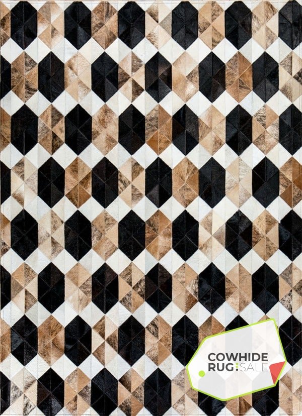 Cowhide Rug Sale On Twitter Hexagonal Patchwork Rug Https T