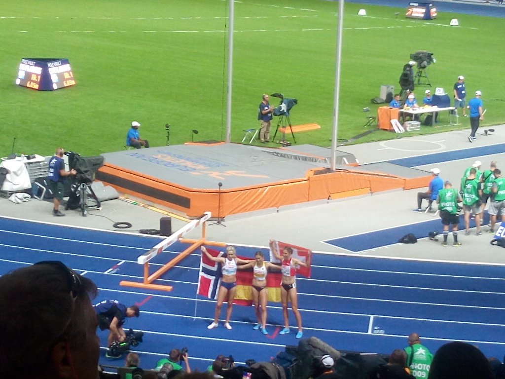 Super Stimmung im #Olympiastadion ! Gesa Krause gewinnt den 3000m Hürdenlauf #Berlin2018 #leichtathletik #EM