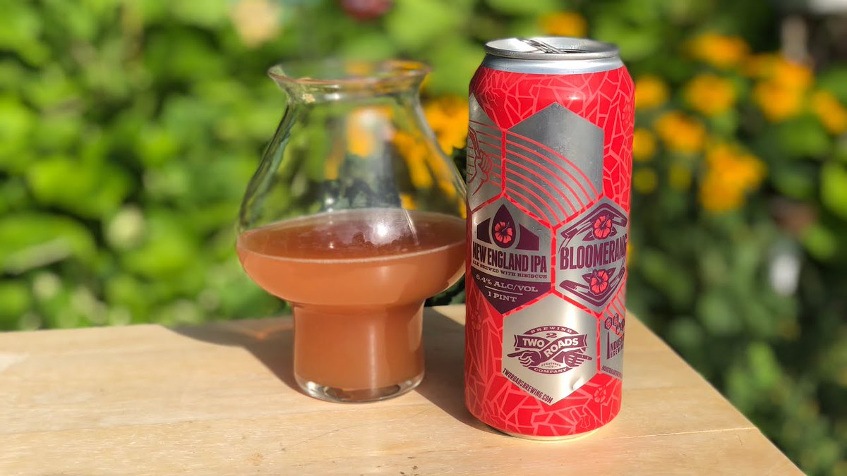 Collaboration between Two Roads Brewing Company and Industrial Arts Brewing Company = an astonishing New England style IPA brewed with Hibiscus. You want it. We have it.