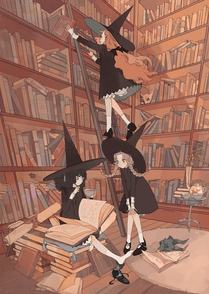 vacuum_chan's tweet image. young witches in training ✨