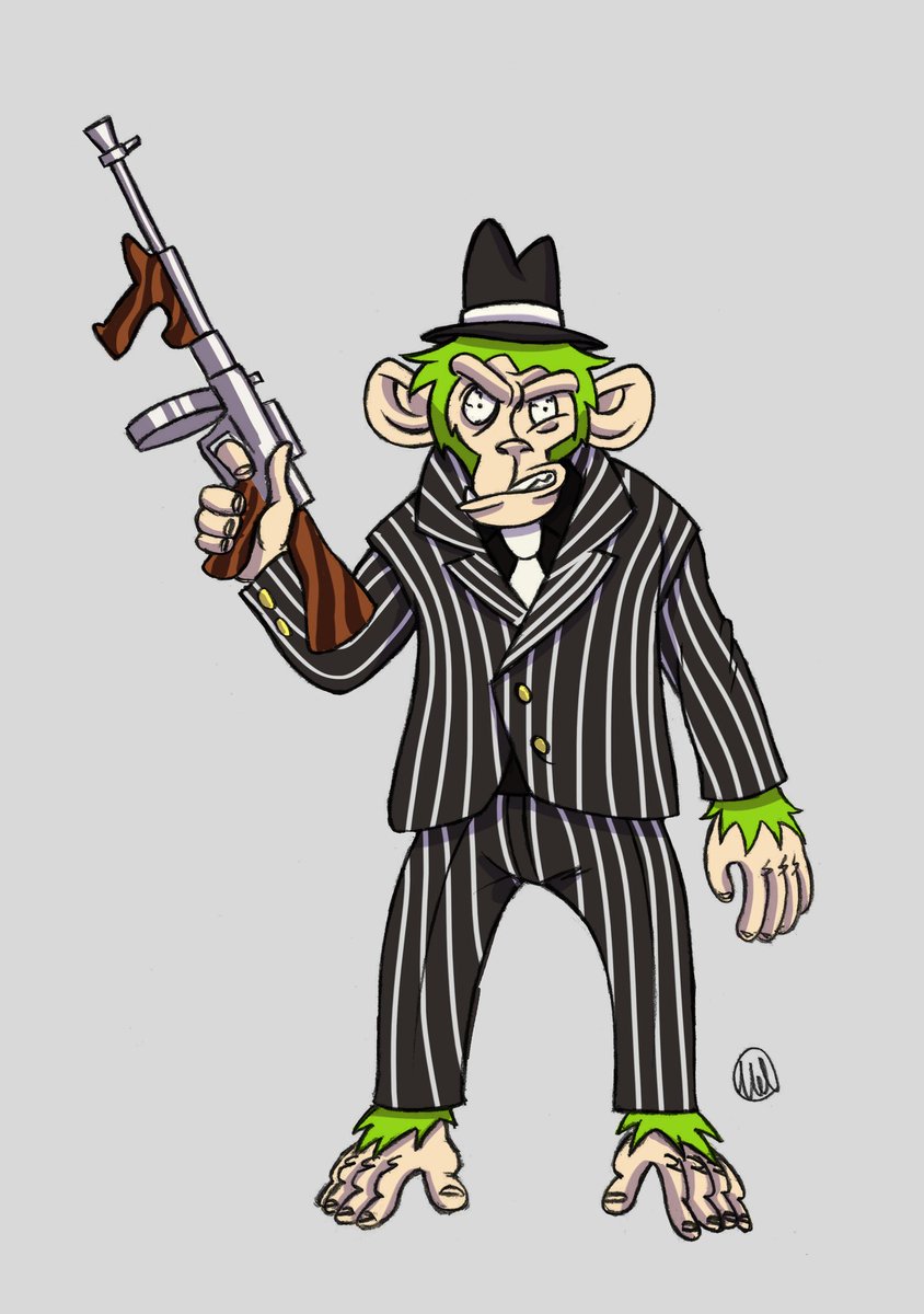 JMel_Ilustrador's tweet photo. Simios con metralletas #art #illustration #ilustracion #dibujo #lapiz #pencil #characterdesign #diseñodepersonajes #color #cartoon #simios #apes #metralletas #submachineguns #gangster #gangsta https://t.co/GcUczCsFGt