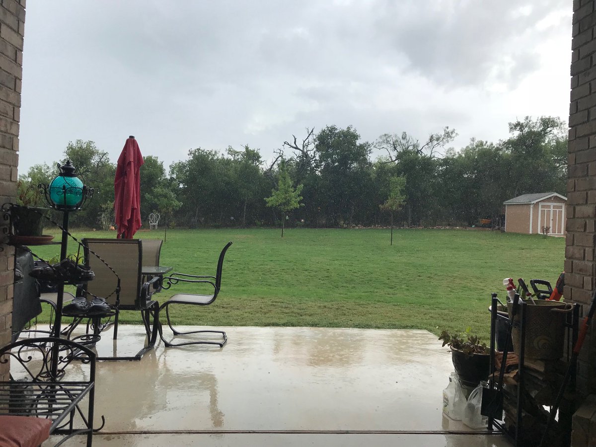 Just sitting on the patio enjoying a beer and watching the rain fall on my yard. Much needed. Thank you Mother Nature. #lobosummerselfie