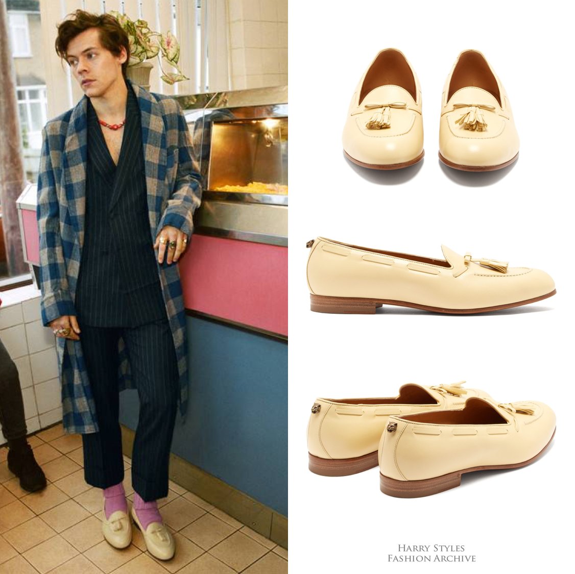 harry styles gucci trainers