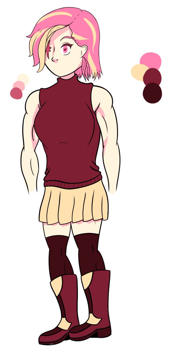 FancyPlanks's tweet image. I'm not a bit fan of drawing refs because I can't draw anything other than static pose™ for them but here's what Serena looks like! 

( @Looncifer helped me with the colours! )