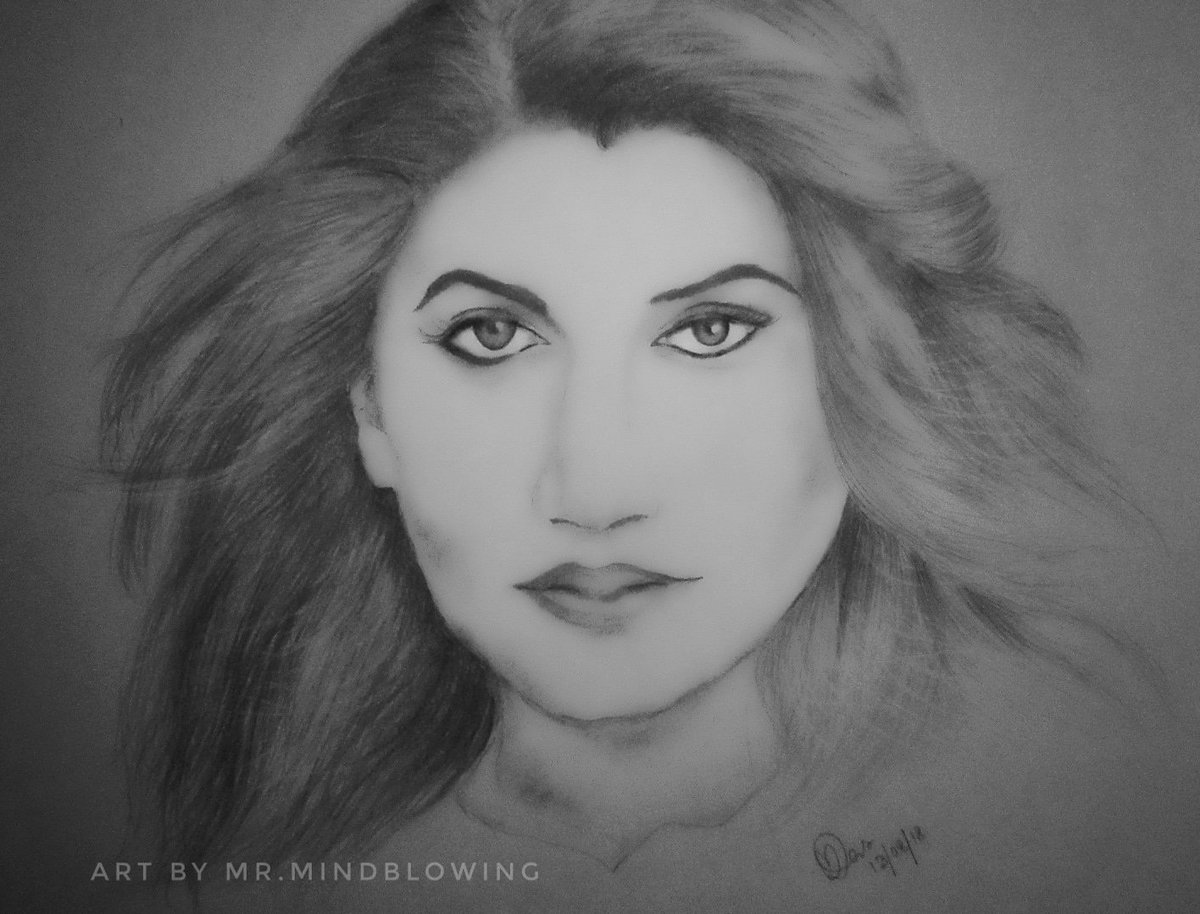 molay07's tweet photo. #pencilart by me..for more portraits follow me on Twitter, insta and facebook  
tag her in comments below👍 https://t.co/vLOoaL9ZLy