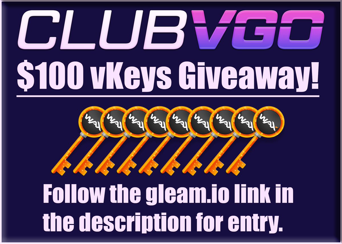 ClubVGO's tweet photo. Grand Opening Giveaway! Follow the Gleam link for entries. Our first of many giveaways for this awesome community! Hope you all enjoy the launch of our website. We have some great features coming in the near future #ClubRewards @VGO_gg https://t.co/2idj9i9wKA https://t.co/XKaVJGu1cH