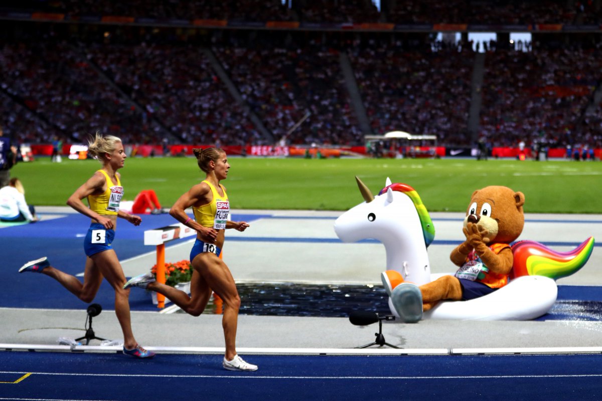 Euro_Champs's tweet photo. Nice to see Berlino enjoying the final night at @Oly_Berlin 😅🦄

#EC2018 #TheMoment https://t.co/Six4NQMXIu
