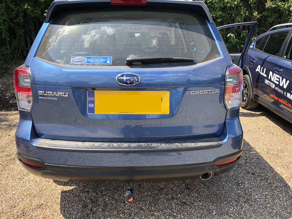 StarmoAuto's tweet photo. 2018 Subaru Forester in for a ⁦@Witter_Towbars⁩ swan neck towbar with single socket electrics. https://t.co/9u90p3p7Ea