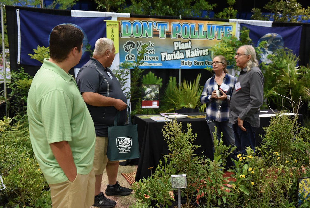 PlantRealFla's tweet photo. Wondering how to get started with native plants? We've got a great deal for you: the NEW NATIVE PLANTER ticket at the #NativePlantShow. $50 = admission for 2 days, 4 classes, all exhibits &amp; plant sale. Get ticket by SEPT 1. https://t.co/xOdBTeoSMs https://t.co/cGQJBSIohL