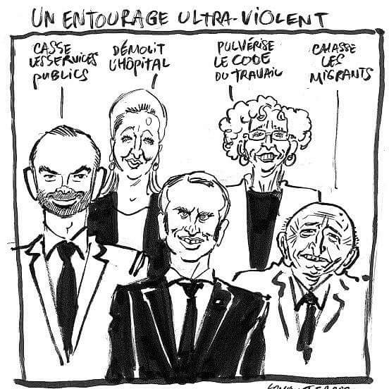 attac_fr's tweet photo. Un entourage ultra violent !
(via @LaFeteaMacron) https://t.co/9BL50lcJ5Y