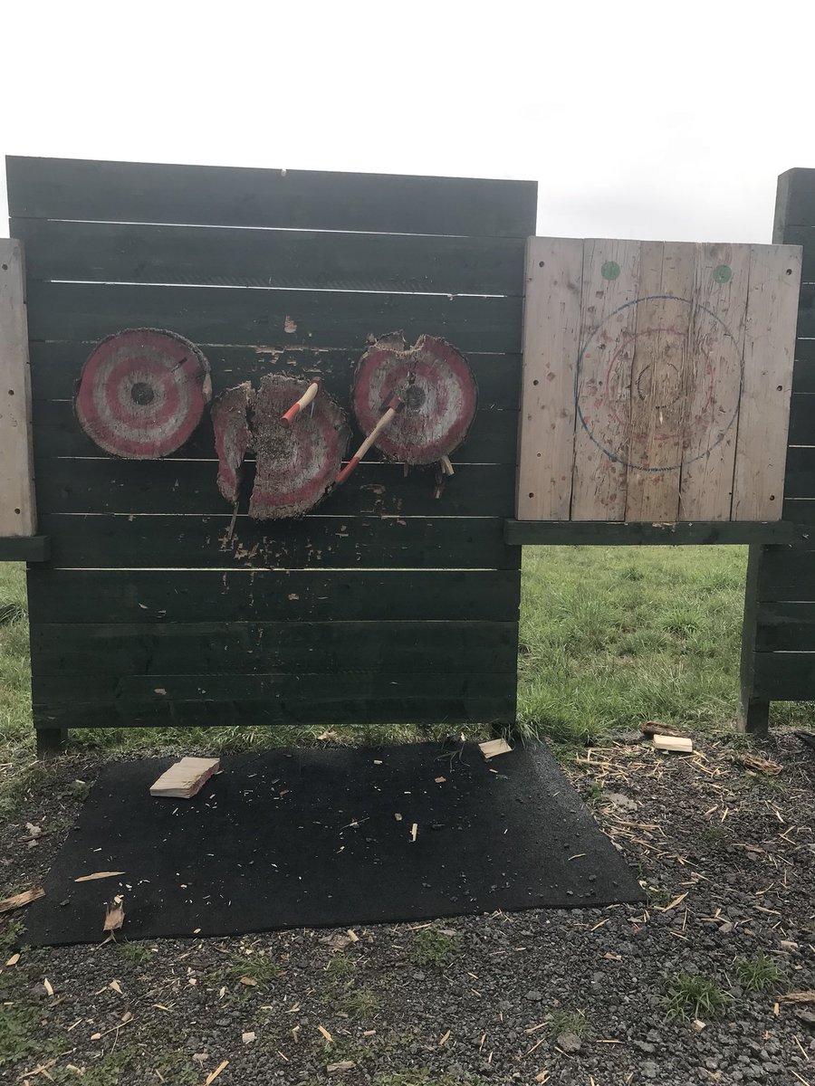 We have found a new sport to be competitive at, thanks to <a href="/AdSportsWarwick/">Adventure Sports</a>. We had a great experience axe throwing yesterday, thank you very much to all of the staff in the lead up, the expert tuition anddddd your patience with this crazy crew of beginners.