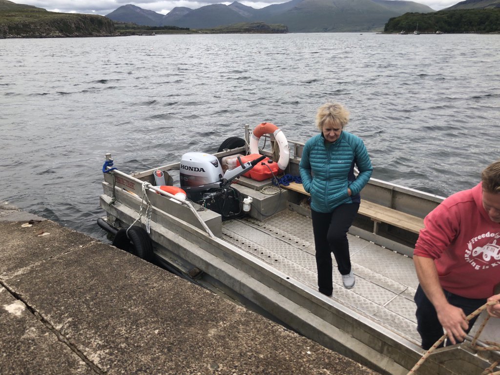 strathearnrose's tweet image. There we go.  Stepping foot on Ulva for #CommunityLandWeek