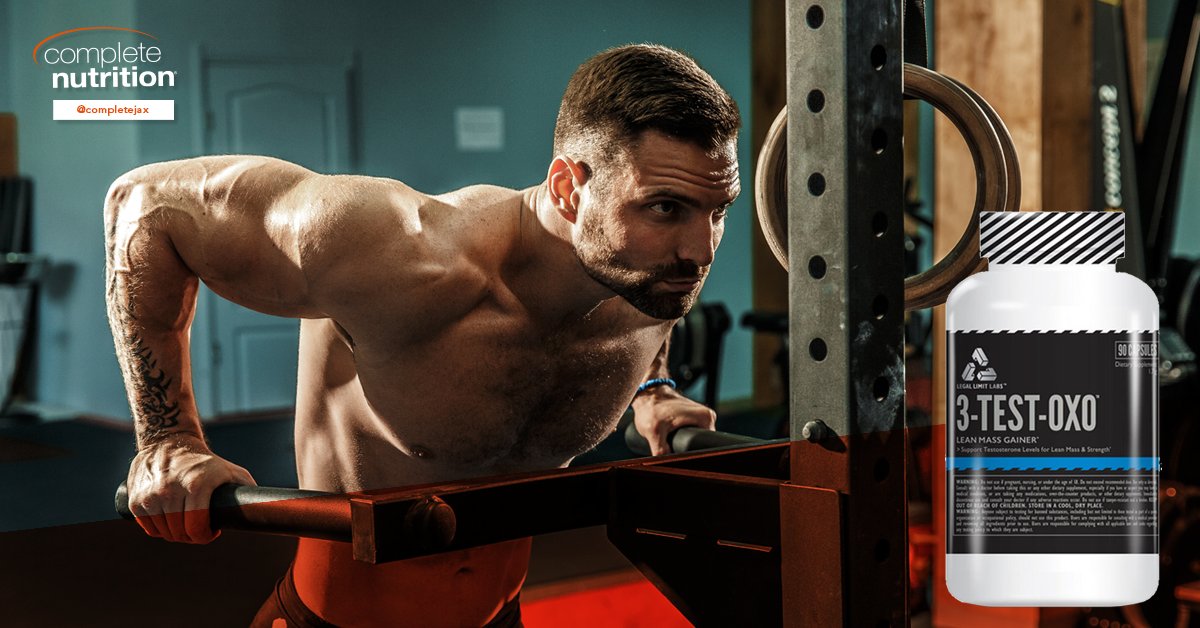 CompleteJax's tweet image. Men, @CNheadquarters' 3-Test-OXO increases your #testosterone levels to provide increased recovery, #muscle development, and #strength. Come by our store to pick some up today! #completejax #jacksonvillefl #muscledevelopement