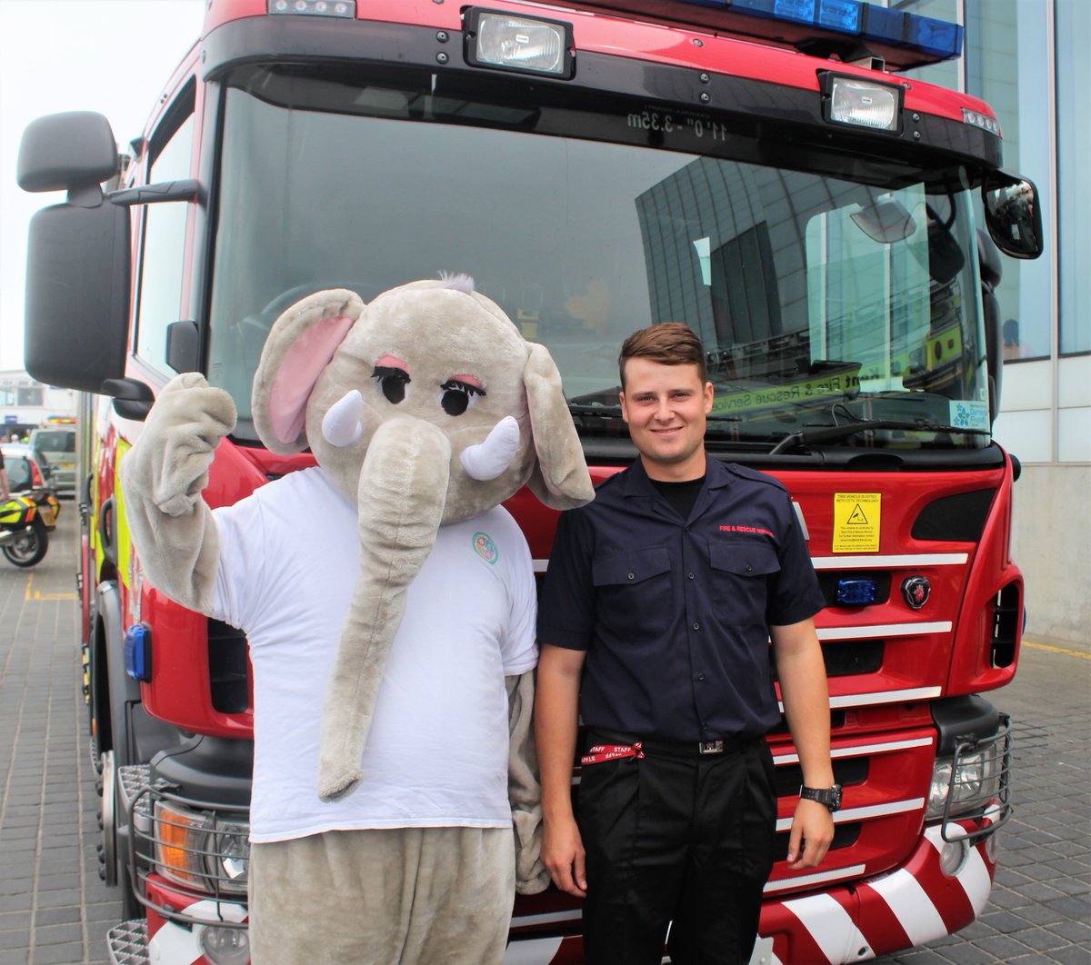 EduLifeCIC's tweet photo. @WildlifeMag @Lekrom Can we add some? This is #Eddie, our mascot and #YoungReporters editor β¦.. he was having fun at a local #EmergencyServicesDay in #Margate earlier #RNLI #SERVKent #SECAMB #KentFireAndRescue #HMCoastguard @Thanet_CommSafe #WorldElephantDay https://t.co/01CGp90bT8
