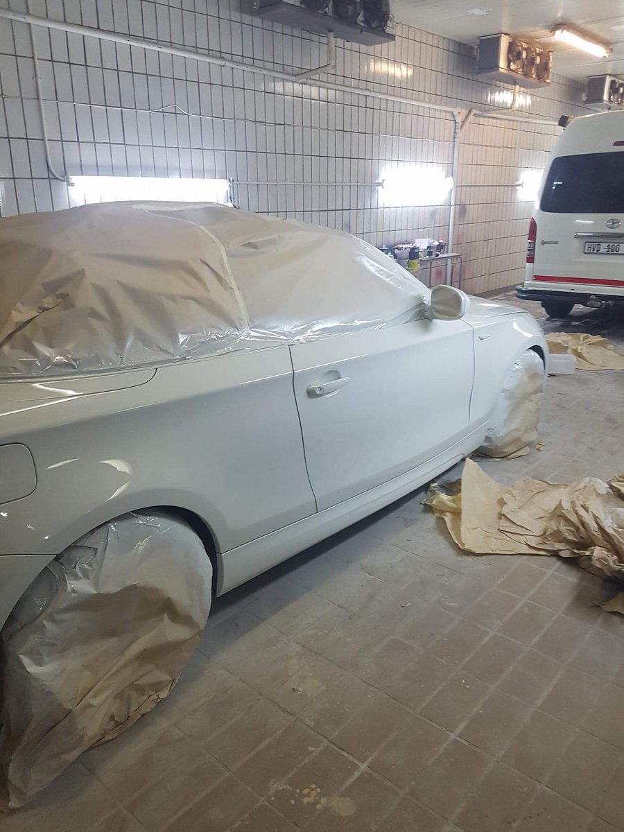 BrandGerman's tweet photo. Art of panelbeating &amp; spray painting https://t.co/fmgx1sDKcO
