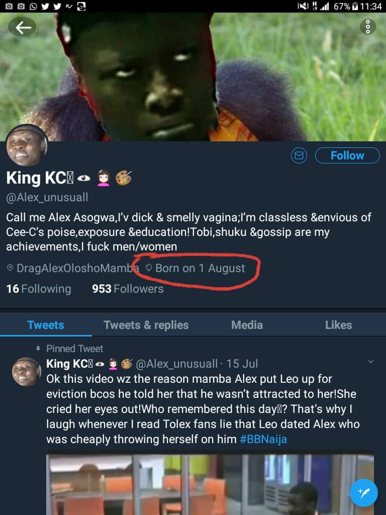 cyberdefender14's tweet photo. Katchi  celebrated her birthday on the 1st of August, she had to change the date when twitter celebrated her because of the fear of been caught, here are the evidence.. https://t.co/HEFPWjzQlB
