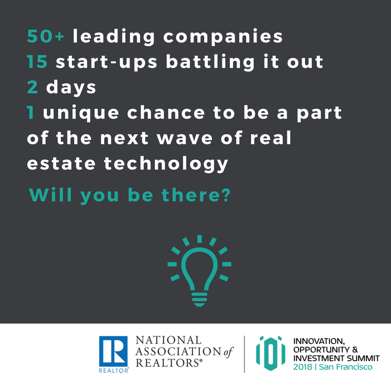 Why talk about what’s already happened, when you can help shape what’s coming next? The iOi Summit, Aug. 29-30 in San Francisco, was designed to move the real estate industry forward, and you’re going to want to be part of the conversation. Register: bit.ly/2w1T7UR