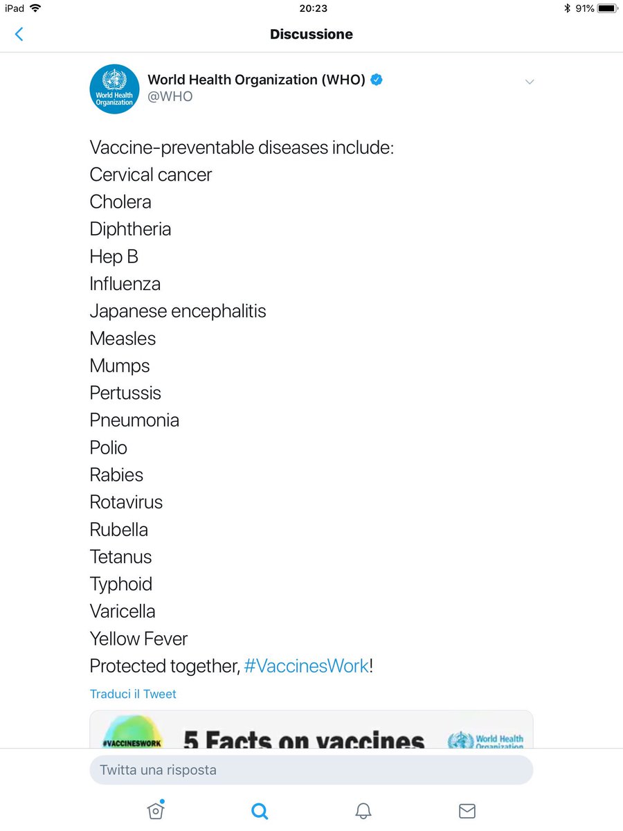 Marco Marzioni Signore Mi Scusi Forse Non Ha Letto Bene Magari Ha Difficolta Con L Inglese Ci Si Riferisce All Organizzazione Mondiale Della Sanita Non Ad Un Governo T Co L9xc50tsc2