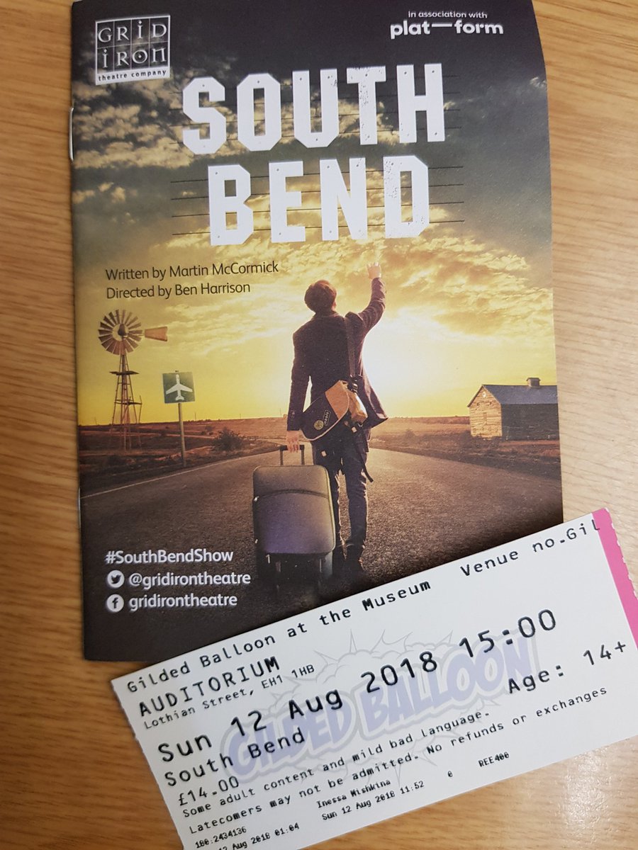 Katya_Co's tweet photo. @gridirontheatre #SouthBendShow - a life story that feels genuine and  relatable, one of the definite highlights of this year's @edfringe , so happy with our choice! https://t.co/MWKVn8HUGy