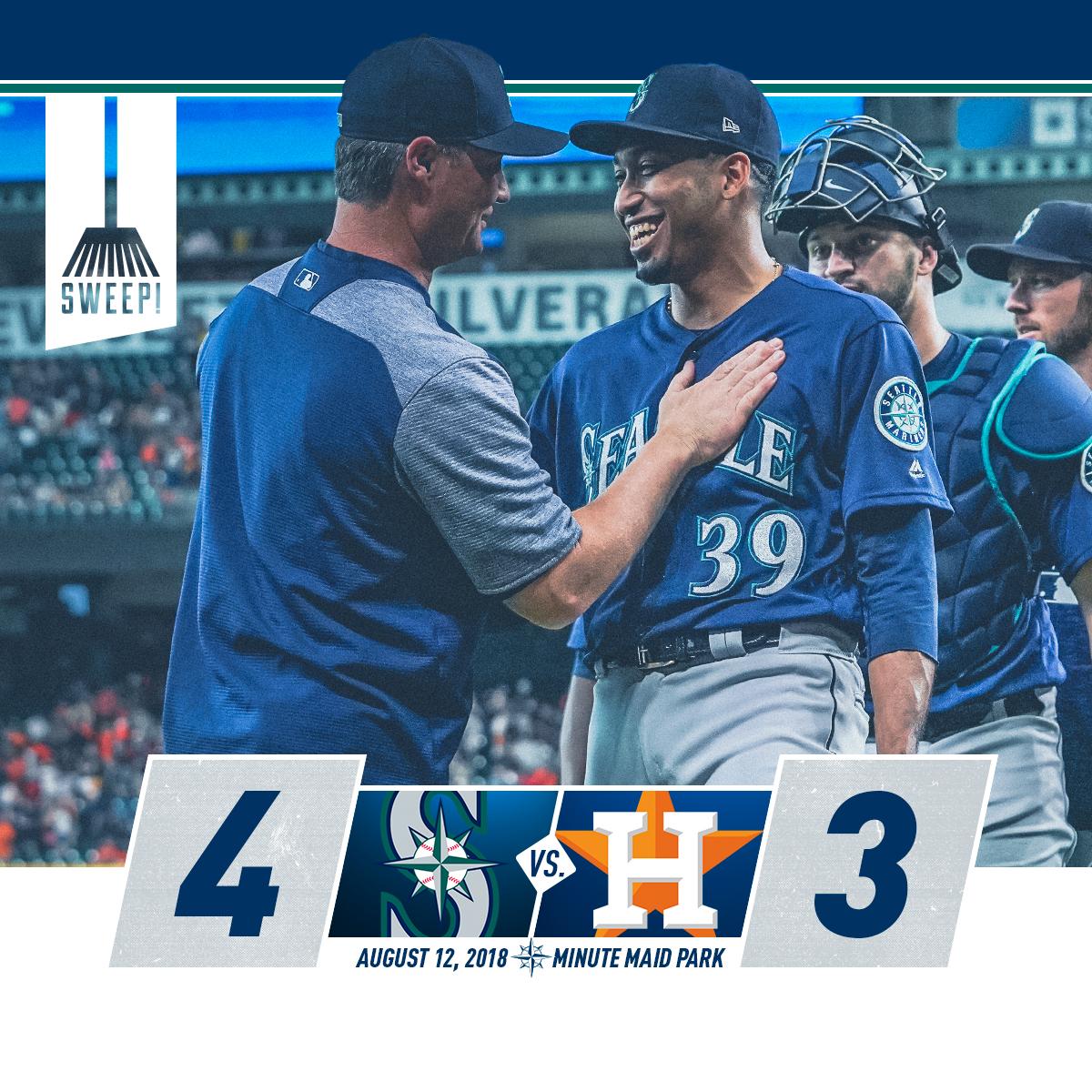 Seattle Mariners on Twitter "How sweep it is! The Mariners rally in