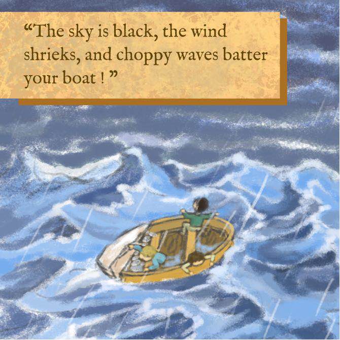 AdriftGame's tweet photo. Sailors, watch out for storms in #AdriftGame! If you're not careful, things could go topsy-turvy!

Coming to #Kickstarter in just 2 DAYS!

#boardgames #tabletop #indiedev #juegodemesa https://t.co/kz8zYbjJiJ