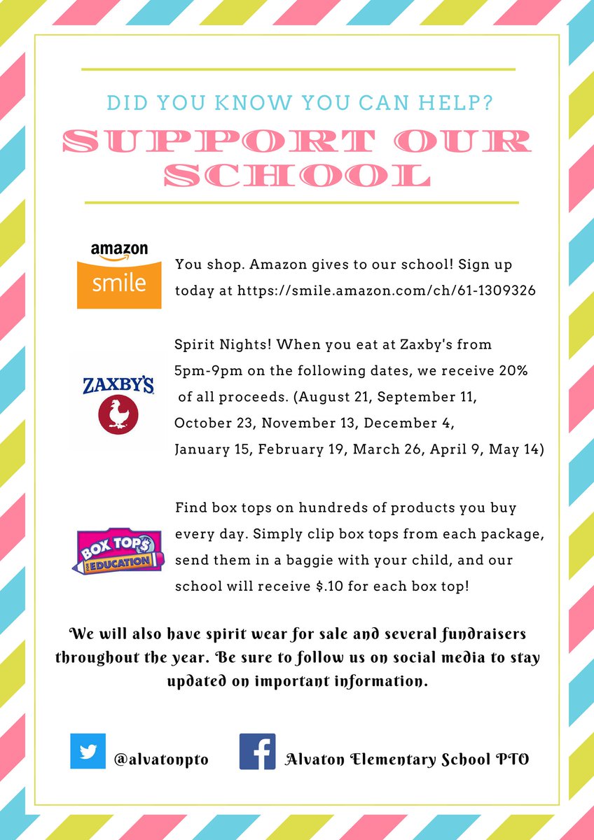 Did you know there are several ways to help support our school? Check it out!