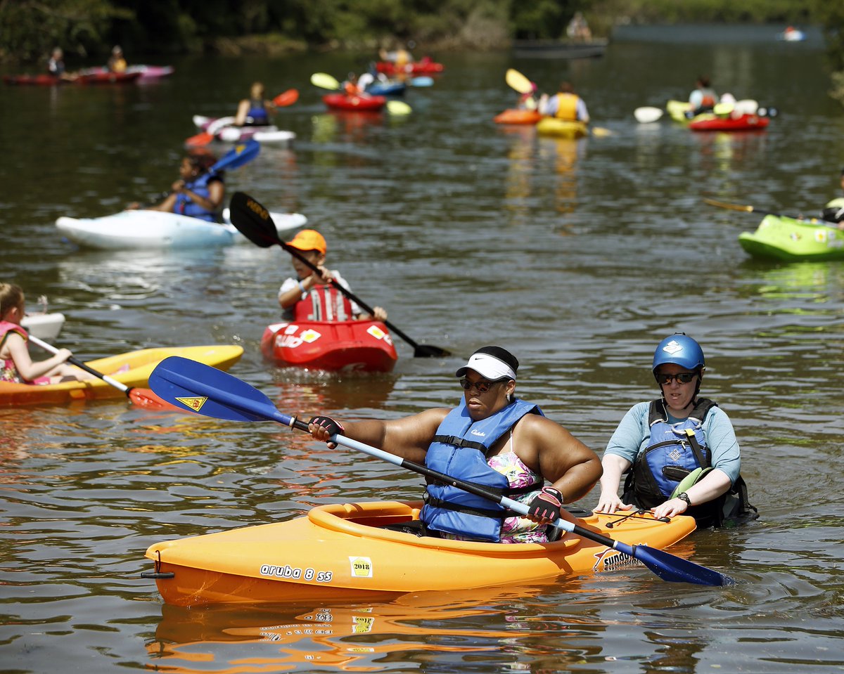 phojoknight's tweet image. Great day for adaptive kayaking on Lake Redman in York County @LancasterOnline @visioncorps @TRRUSA @JWalkLNP #woundedveterans #DisabledVeterans #kayaking