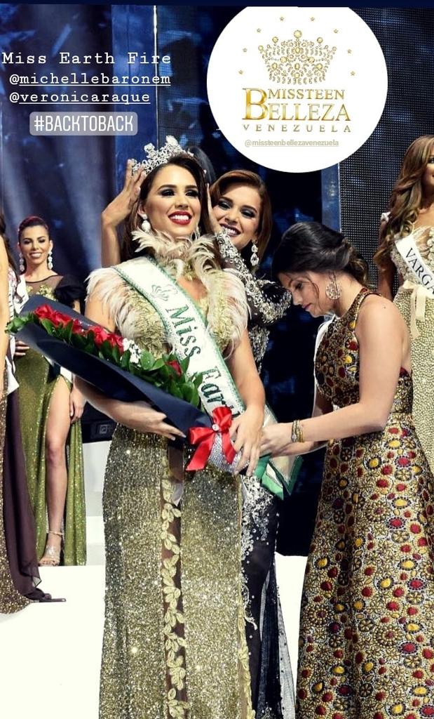 TEENBELLEZAVZLA's tweet photo. Hoy Nos sentimos Orgullosos de la bella #VeronicaAraque quién acaba de coronarse como la nueva #MissEarthFire Vzla por @michellebaronem logrando así un #BackToBack para el #MissTeenBellezaVenezuela FELICIDADES #MissEVporGV https://t.co/YcPAdzrLQo