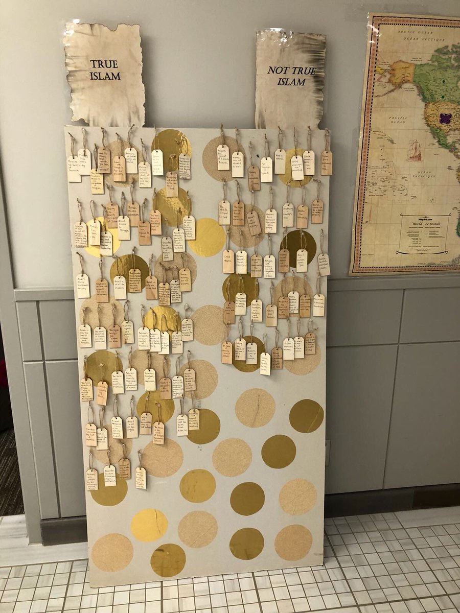 Faru_80's tweet photo. Jazakallah to @TrueIslamUSA and @JalsaUK for inspiring me to create this interactive display for the #Nasirat! #RegionalNasiratIjtema #PrairieRegion #ObedienceToKhilafat #IslamAhmadiyyat https://t.co/xmna0PymEn