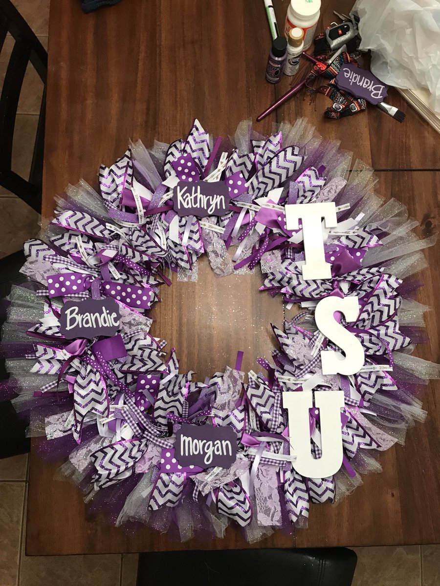 Kattlewi's tweet photo. #TSU ready for my senior yr 💜 https://t.co/9qtzAVjiPo