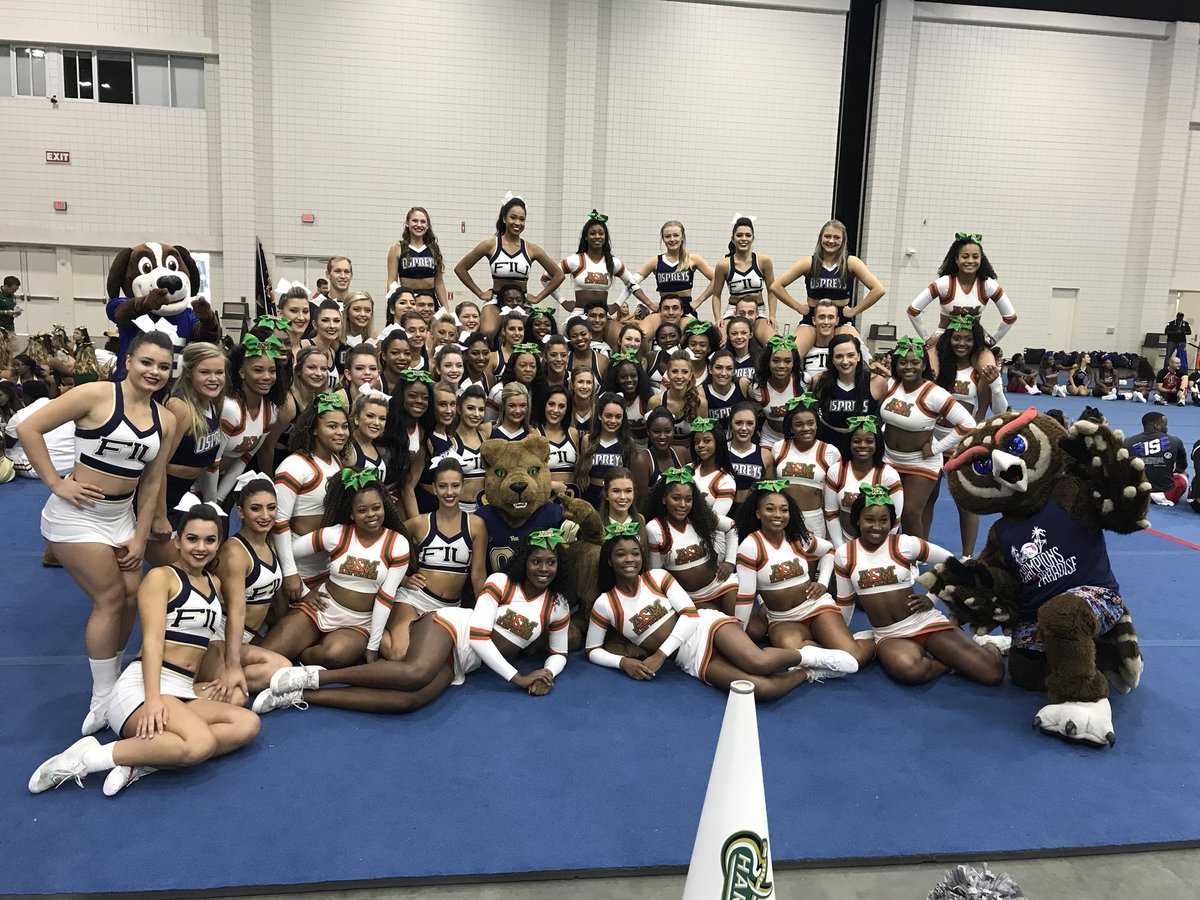 1 of the great things about cheerleading is even though we’re competitive we still respect &amp; support our own. S/O to the rest of the FL Fam that represented at NCA college camp! 

#PawsUp 🐾 #FIUSpirit 💙💛 

#TheWorkIsWorthIt

<a href="/FIU/">FIU</a> <a href="/FAMU_1887/">Florida A&M University</a> @UNF <a href="/UofNorthFlorida/">University of North Florida</a> <a href="/NCAupdates/">NCA</a>