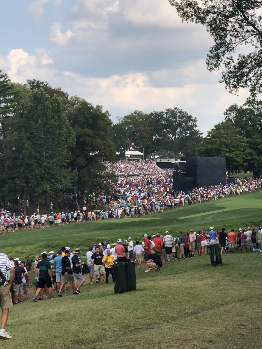 BEisenbath's tweet photo. What a week for the city of St. Louis and fortunate to witness a Sunday at the #PGA100 https://t.co/HRODu7Gy1e