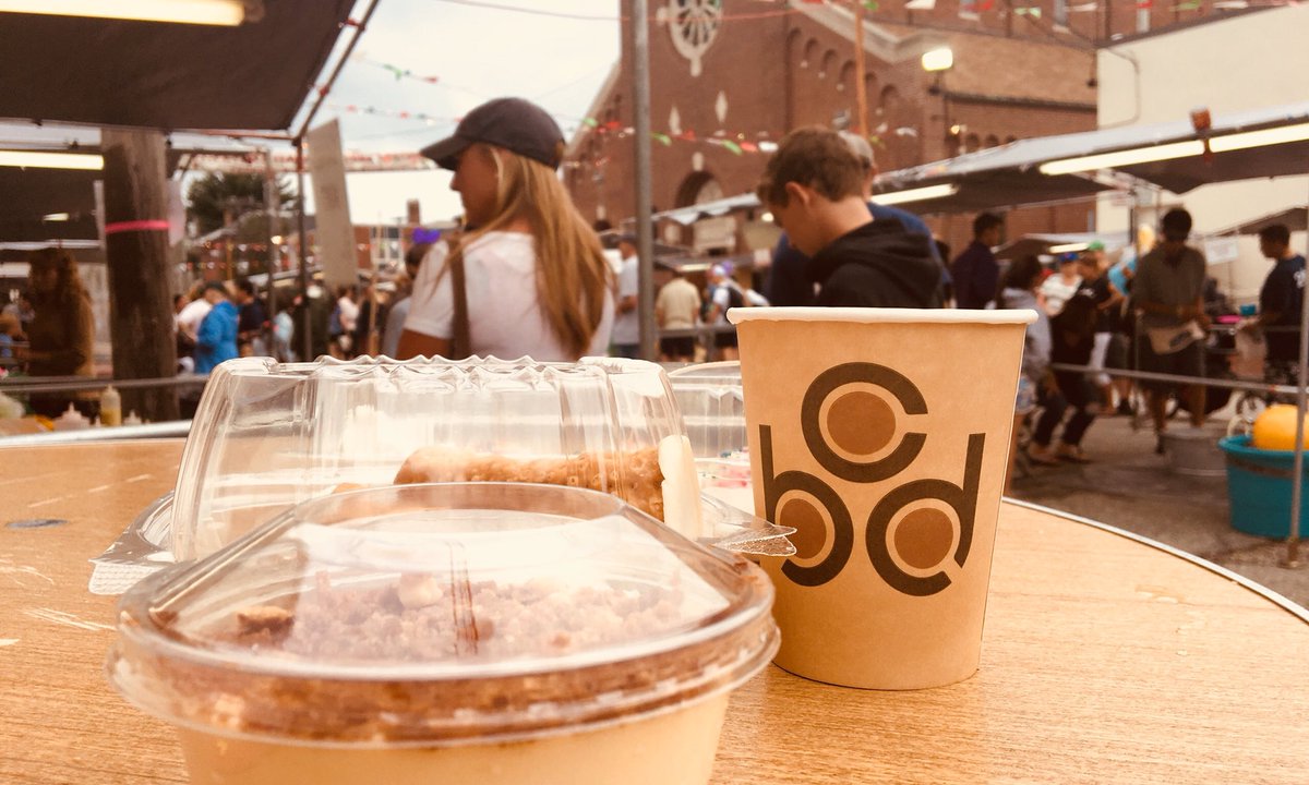 Maloney4Liberty's tweet photo. Good to see local @CBDportland coffee at the #StPetersBazaar this weekend! Perfect pairing with the pastries! โ๏ธ ๐ฎ๐น ๐จโ๐ฉโ๐งโ๐ฆ๐ #PortlandME @PortlandDiocese #HolyCannoli https://t.co/Z1c5IYzAuG