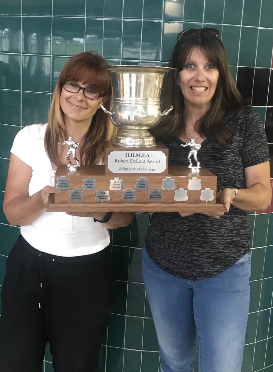 Congrats to <a href="/LSampano/">Leanne Sampano</a>  and <a href="/obee1998/">\marlene</a> on being recognized as the Rob DeLaat Award winners for being outstanding volunteers at this years banquet. Don’t know where the North Halton Tide would be without Leanne and Marlene.