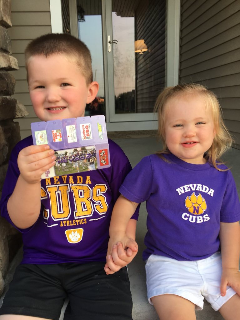 NevadaCubsFB's tweet photo. Please support our football program by purchasing our $20 fundraiser card! They are for sale until August 19. Huge thank you to all the local businesses for participating #NevadaCubPride @cubsactivities @NevadaCSD https://t.co/zczGyqAhz4