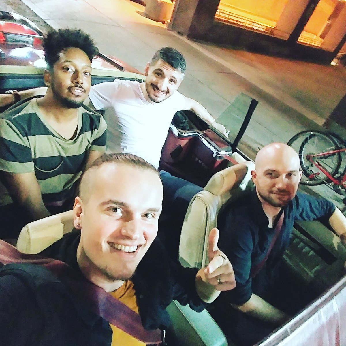 Good old friends make life easy. (We were parked when I took the pic! Drive Safe!!) #chrysler #lebaron