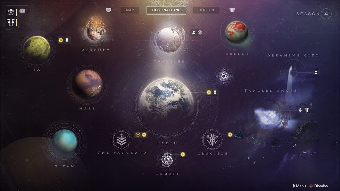 Trump5Exo's tweet photo. Absolute proof that we’ve driven Calus and his world eating menace from our solar system. Next we renegotiate these one sided trade agreements with the Reef! #makethetravelergreatagain #Destiny2 https://t.co/YJZYNt3aBN