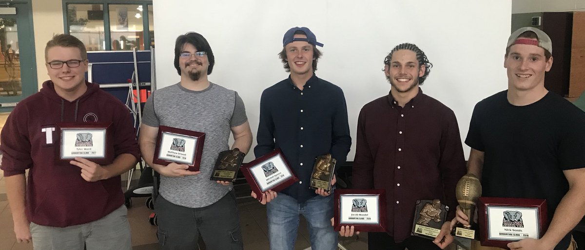 Several members of the graduating class from the North Halton Varsity Tide team recognized at this years banquet. Congrats Tyler, Matt, Mitch, Jacob and Nick. Best of luck on all future endeavours. #FutureTideCoaches
