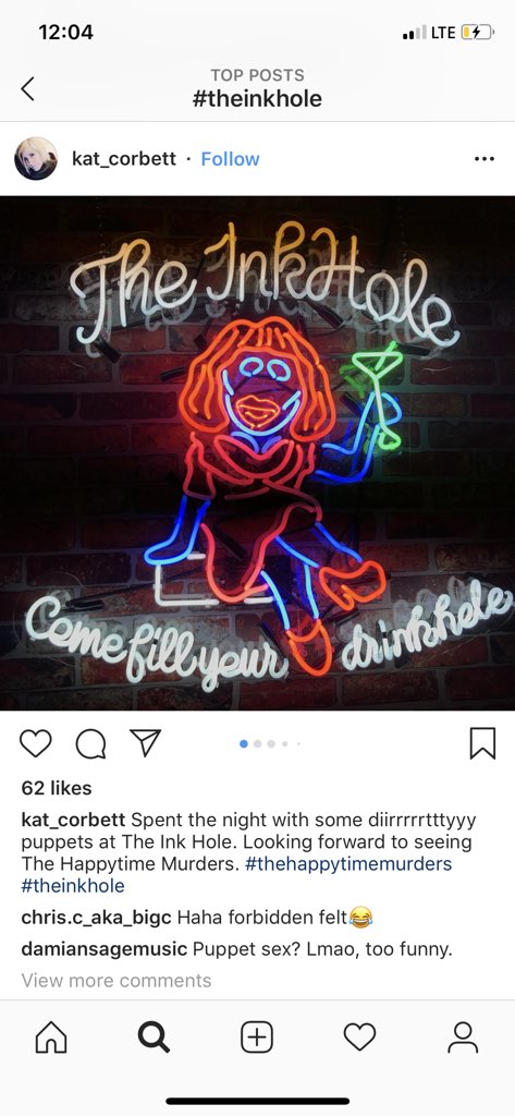 michael_v_berry's tweet photo. Kick in’ it on the set of @HappytimeMovie activation in @theinkhole. @adamlambert https://t.co/GSdjs7cSUv