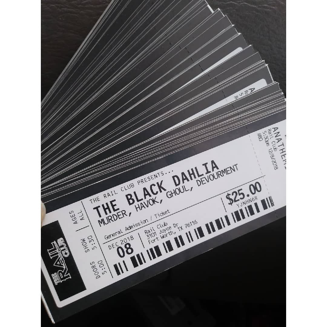 Got these bad boys in hand!!! msg us if you need a presale😁😁😁
#theblackdahliamurder #havok #ghoul #devourment #metal #deathmetal
